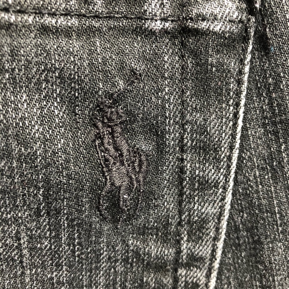 Ralph Lauren black label black jeans